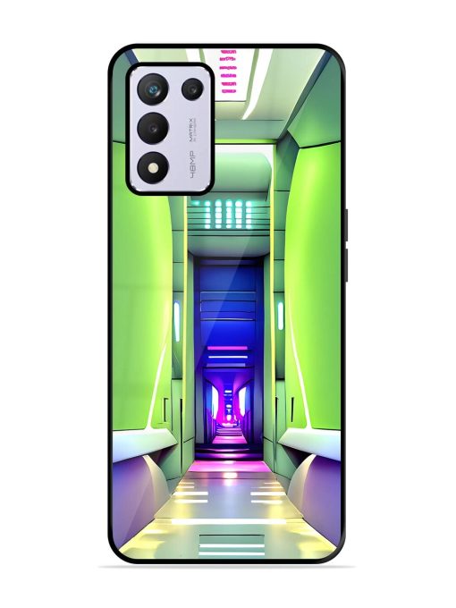 Neon Corridor Glossy Soft Edge Case for Realme 9 Se (5G) Chachhi