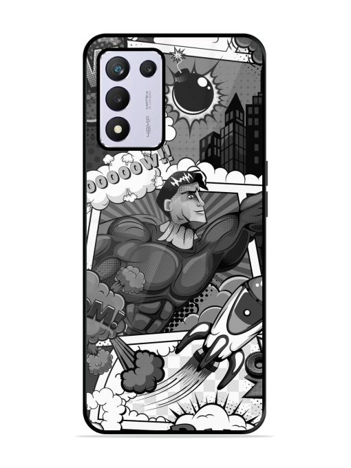 Comic Book Chaos Glossy Soft Edge Case for Realme 9 Se (5G) Chachhi