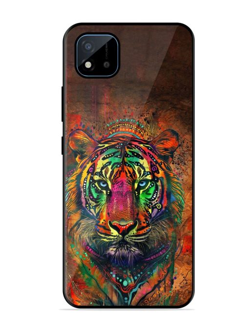 Cosmic Tiger Glossy Soft Edge Case for Realme C11 (2021)