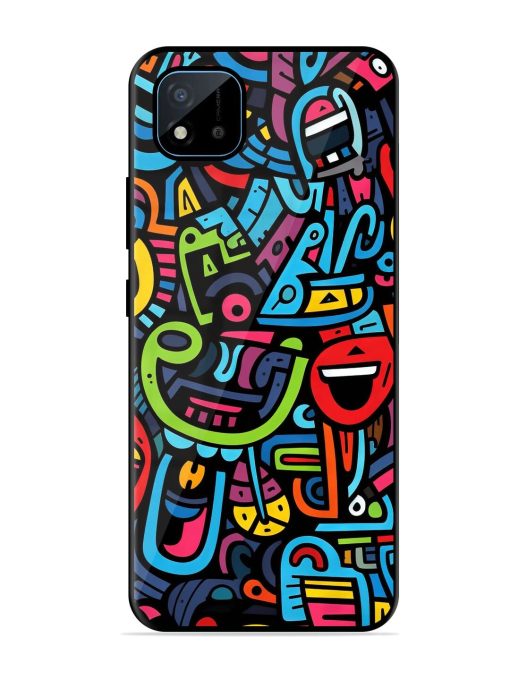 Doodlephoria Glossy Soft Edge Case for Realme C11 (2021)