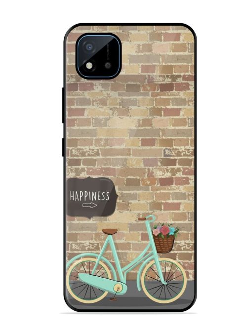 Pedaling Towards Happiness Glossy Soft Edge Case for Realme C11 (2021)