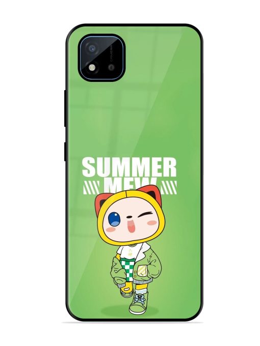 Purrfect Summer Glossy Soft Edge Case for Realme C11 (2021)