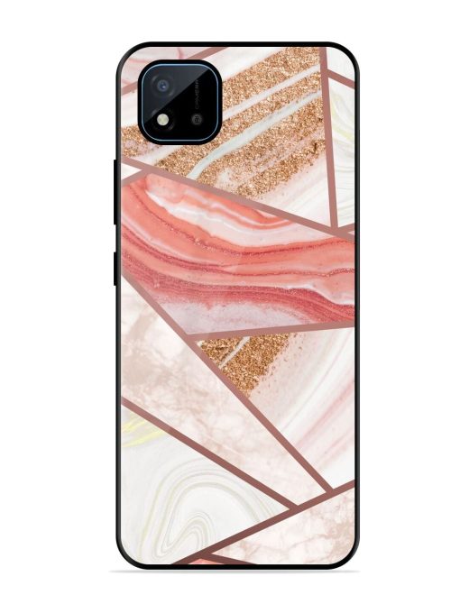 Rosy Mosaic Glossy Soft Edge Case for Realme C11 (2021)
