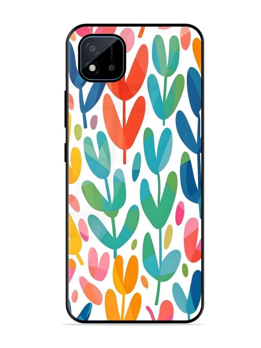 Rainbow Of Blooms Glossy Soft Edge Case for Realme C11 (2021)