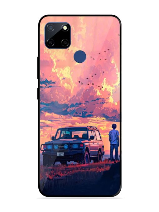 Solitude'S Horizon Glossy Soft Edge Case for Realme C12 Chachhi