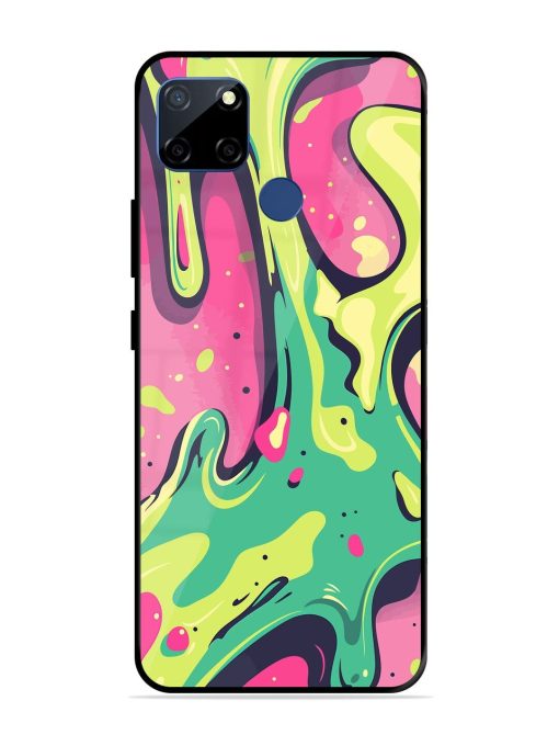 Gooey Grooves Glossy Soft Edge Case for Realme C12 Chachhi