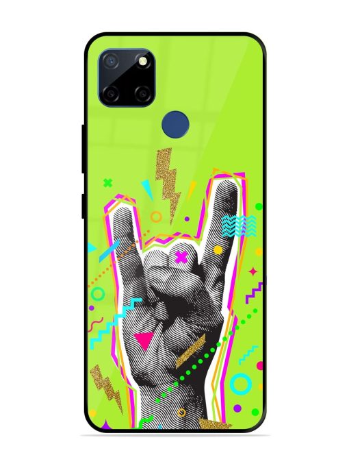 Neon Rock Glossy Soft Edge Case for Realme C12 Chachhi