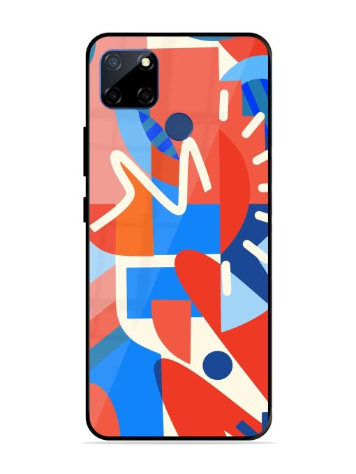 Abstract Harmony Glossy Soft Edge Case for Realme C12 Chachhi