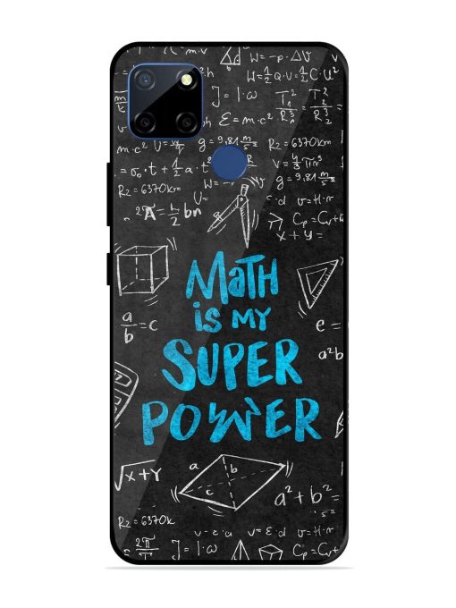 Math Magic Glossy Soft Edge Case for Realme C12 Chachhi