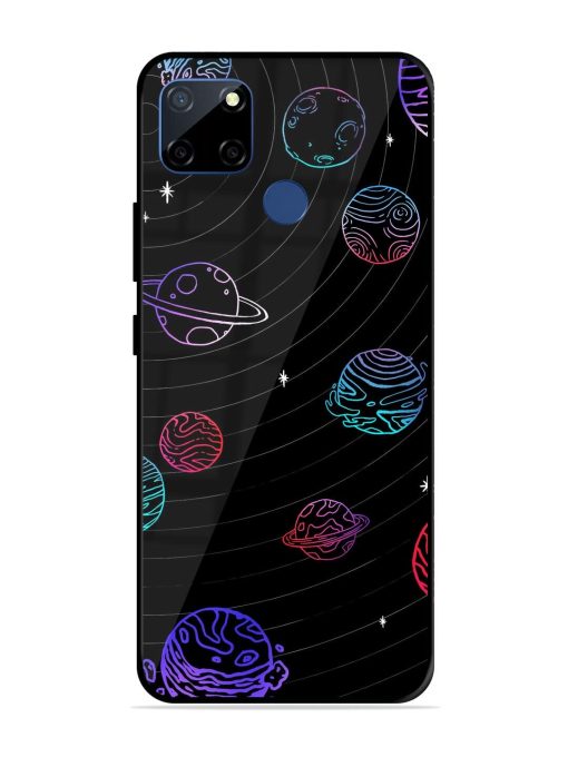 Cosmic Ballet Glossy Soft Edge Case for Realme C12 Chachhi