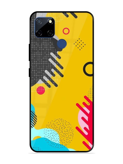 Neon Pop Glossy Soft Edge Case for Realme C12 Chachhi