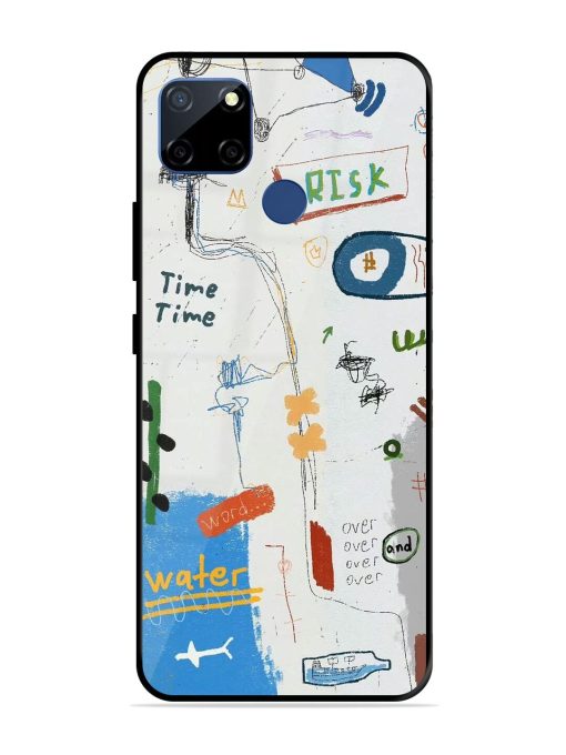 Mind Map Madness Glossy Soft Edge Case for Realme C12 Chachhi