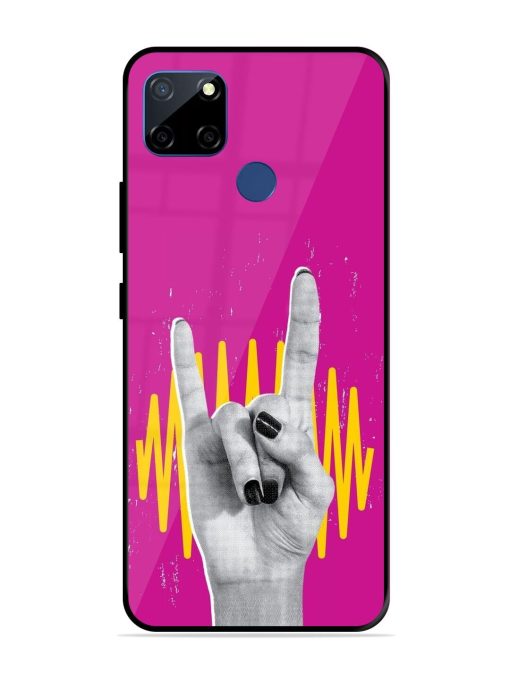 Rock Hand Glossy Soft Edge Case for Realme C12