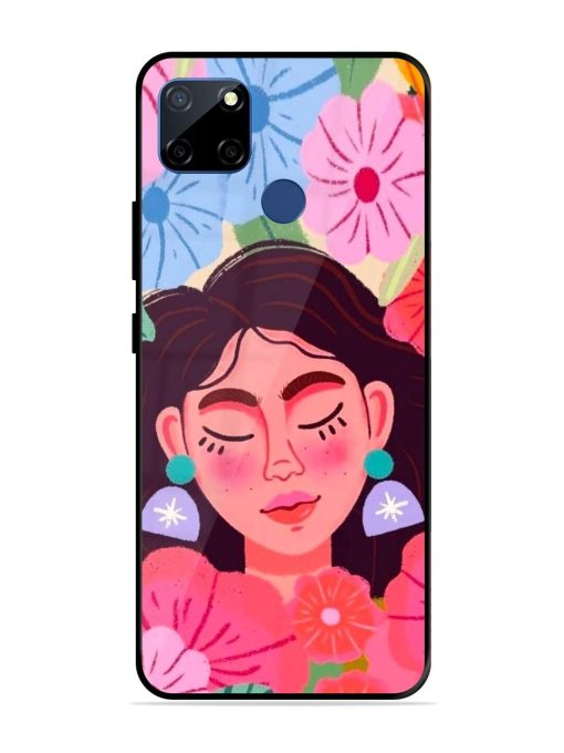 Blooming Serenity Glossy Soft Edge Case for Realme C12 Chachhi