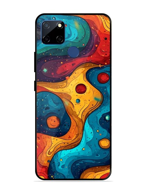 Cosmic Swirl Glossy Soft Edge Case for Realme C12 Chachhi