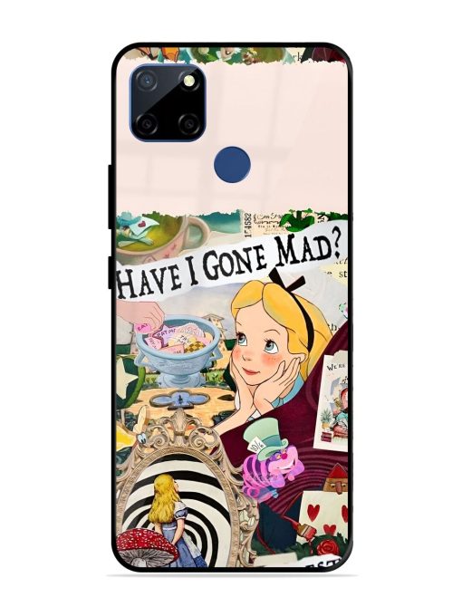 Mad Hatter'S Collage Glossy Soft Edge Case for Realme C12 Chachhi