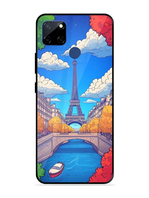 Parisian Panorama Glossy Soft Edge Case for Realme C12 Chachhi