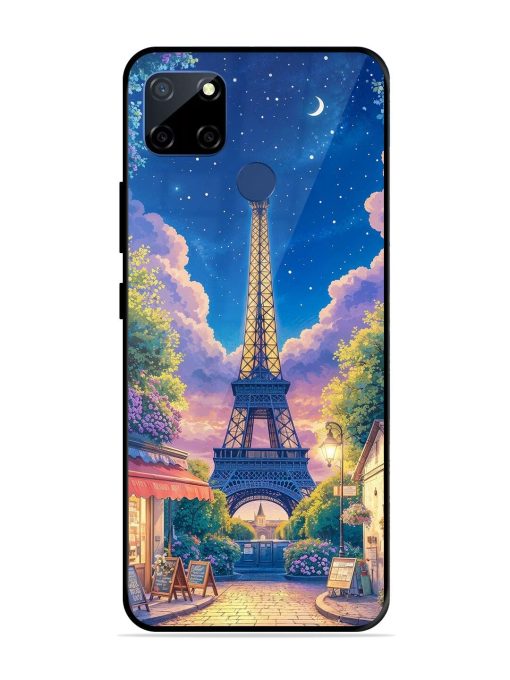 Twilight In Paris Glossy Soft Edge Case for Realme C12 Chachhi