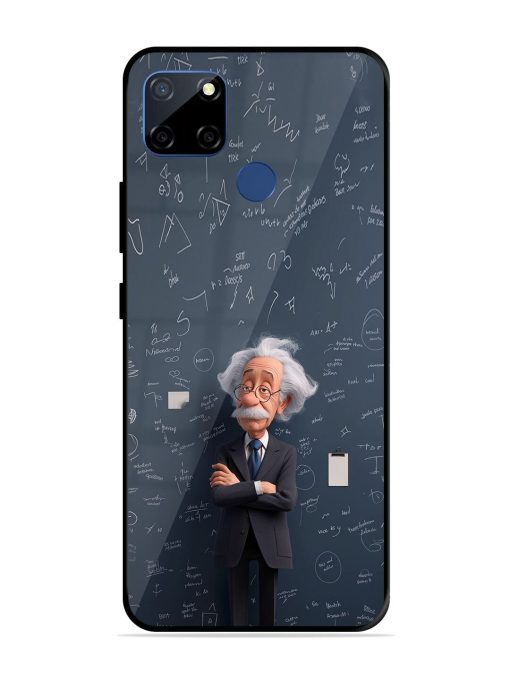 Albert Einstein Glossy Soft Edge Case for Realme C12 Chachhi