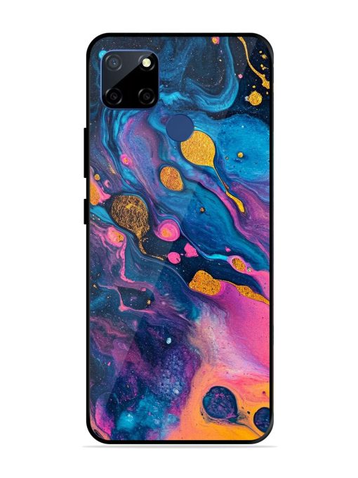 Cosmic Swirl Glossy Soft Edge Case for Realme C12 Chachhi