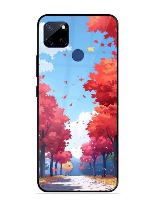 Autumn'S Embrace Glossy Soft Edge Case for Realme C12 Chachhi