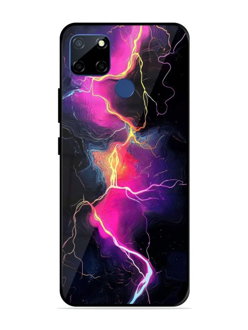 Electric Dreams Glossy Soft Edge Case for Realme C12 Chachhi