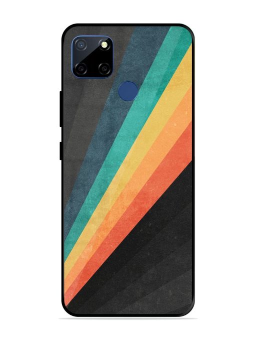 Retro Spectrum Glossy Soft Edge Case for Realme C12 Chachhi