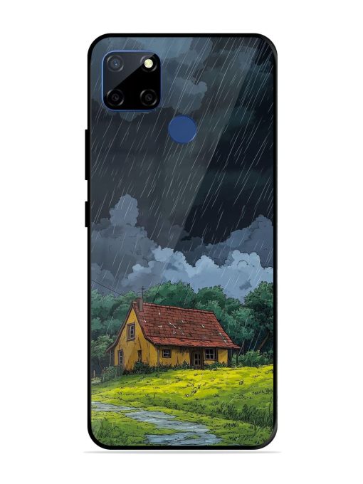 Rainy Day Retreat Glossy Soft Edge Case for Realme C12 Chachhi