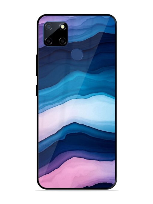 Oceanic Layers Glossy Soft Edge Case for Realme C12 Chachhi