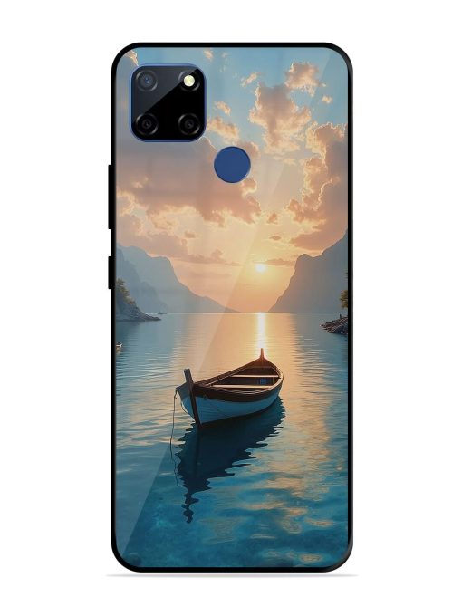 Serene Sunset Glossy Soft Edge Case for Realme C12 Chachhi