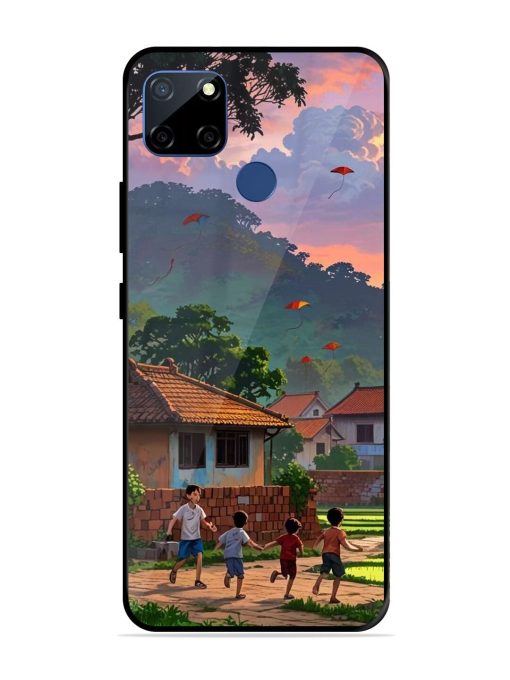 Sunset Play Glossy Soft Edge Case for Realme C12 Chachhi