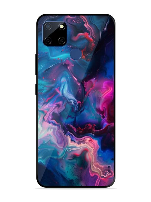 Cosmic Swirl Glossy Soft Edge Case for Realme C12 Chachhi