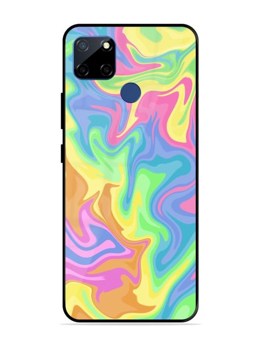 Whimsical Swirl Glossy Soft Edge Case for Realme C12 Chachhi