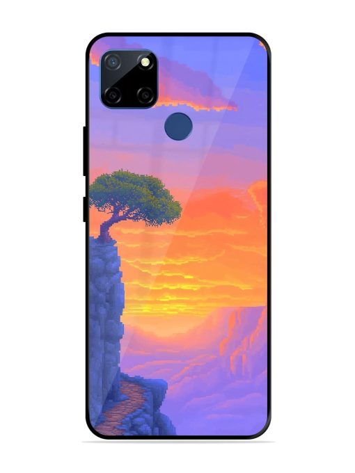 Cliffside Solitude Glossy Soft Edge Case for Realme C12 Chachhi