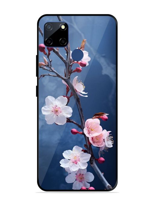 Delicate Blossoms Glossy Soft Edge Case for Realme C12 Chachhi