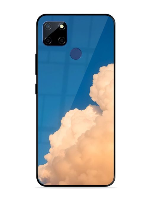 Golden Cloudscape Glossy Soft Edge Case for Realme C12 Chachhi