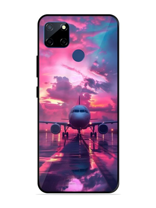 Neon Runway Glossy Soft Edge Case for Realme C12 Chachhi