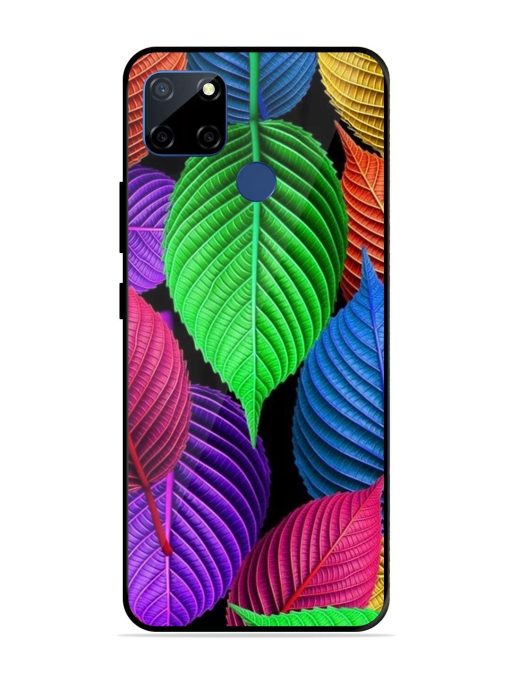 Rainbow Leaf Symphony Glossy Soft Edge Case for Realme C12 Chachhi