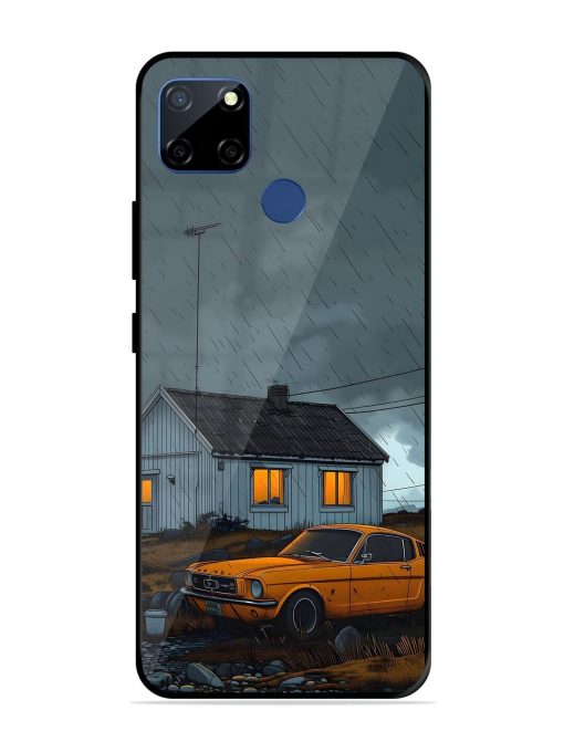 Rainy Day Retreat Glossy Soft Edge Case for Realme C12 Chachhi