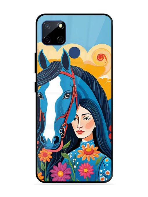 Equine Enchantment Glossy Soft Edge Case for Realme C12 Chachhi