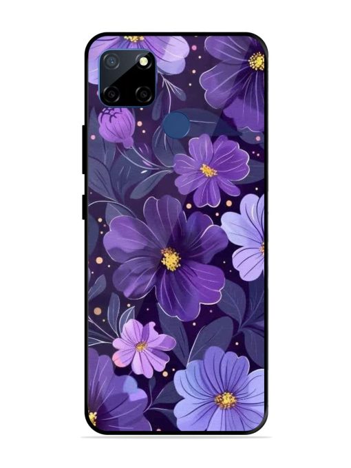 Purple Paradise Glossy Soft Edge Case for Realme C12 Chachhi