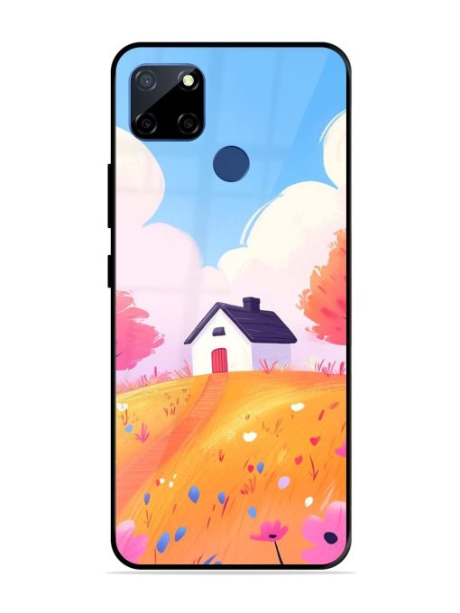 Hilltop Haven Glossy Soft Edge Case for Realme C12 Chachhi