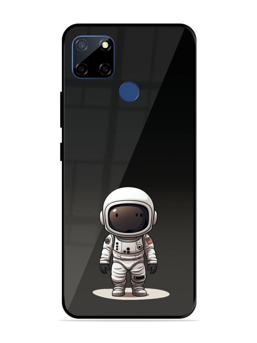 Neon Astronaut Glossy Soft Edge Case for Realme C12 Chachhi