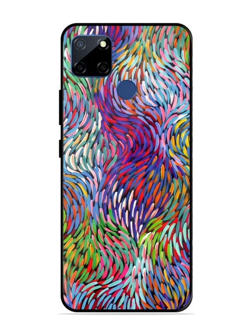 Vibrant Waves Glossy Soft Edge Case for Realme C12 Chachhi