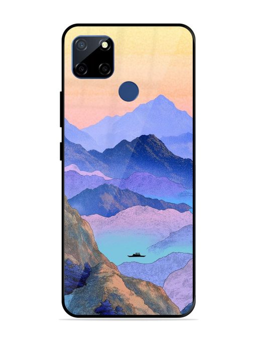 Mountain Mist Glossy Soft Edge Case for Realme C12 Chachhi