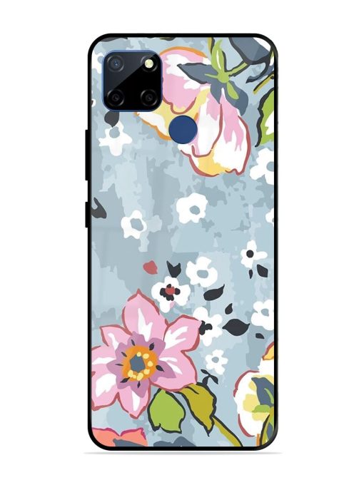 Floral Fantasy Glossy Soft Edge Case for Realme C12 Chachhi