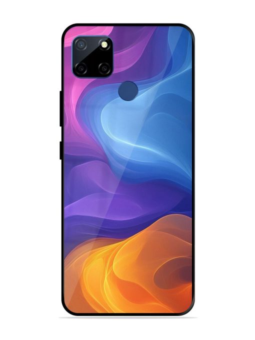 Cosmic Currents Glossy Soft Edge Case for Realme C12 Chachhi