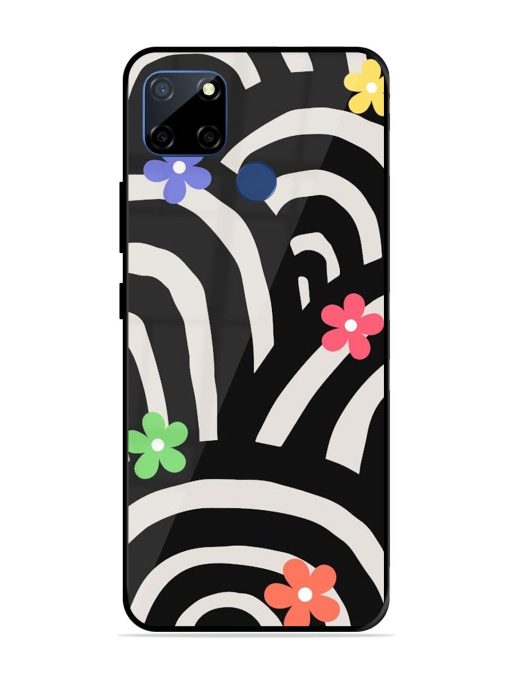 Rainbow Arcs Glossy Soft Edge Case for Realme C12 Chachhi