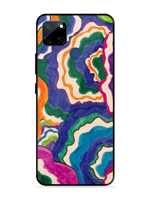 Wavy Wonder Glossy Soft Edge Case for Realme C12 Chachhi