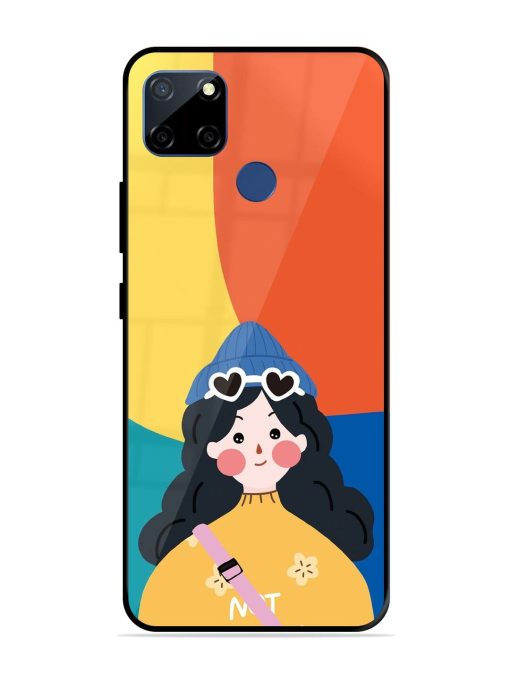 Colorful Vibes Glossy Soft Edge Case for Realme C12